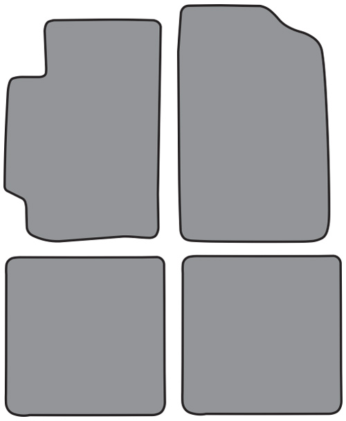 Cutpile Floor Mat For Your 1995 1999 Toyota Avalon Floor Mat 4pc