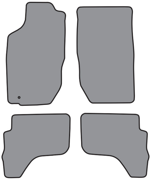 Cutpile Floor Mat For Your 2001 2004 Toyota Tacoma Double Cab