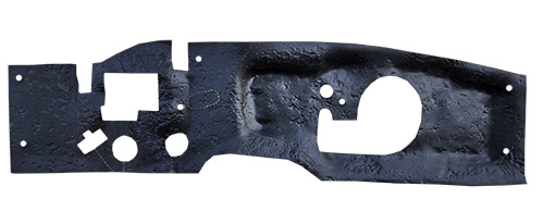 1967-1968 Ford Mustang Molded Fire Wall Insulation Pad Jute Sound Deadener  1pc