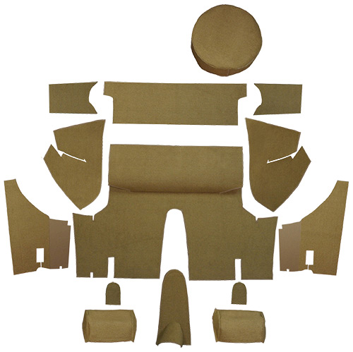 Trunk Loop Carpet Mat for Ford Mustang #C2980
